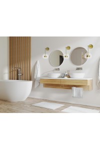 MOOSEE lampa ścienna CAPRI WALL złota