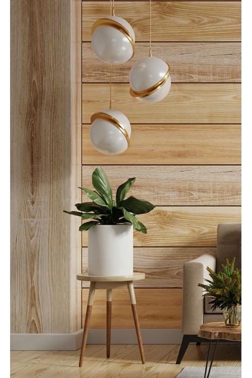 MOOSEE lampa wisząca GLOBE 25 złota