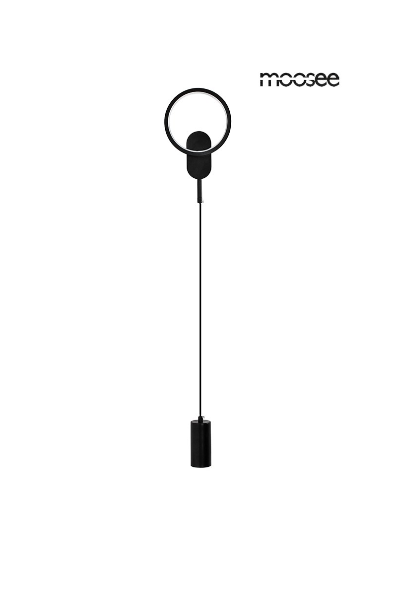 MOOSEE lampa ścienna COMO czarna