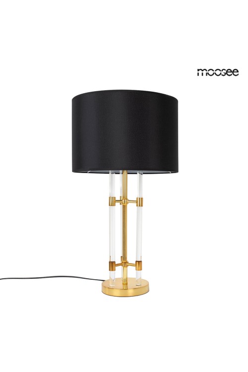 MOOSEE lampa stołowa MOXY złota / czarna