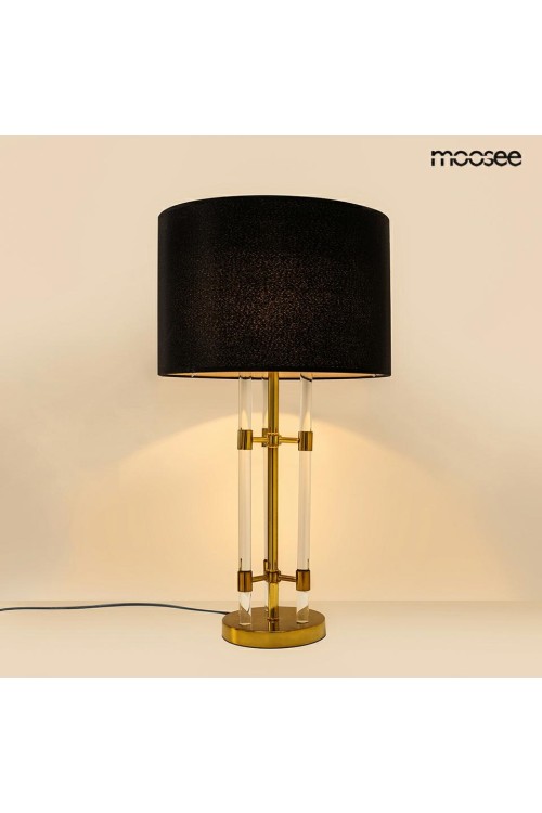 MOOSEE lampa stołowa MOXY złota / czarna