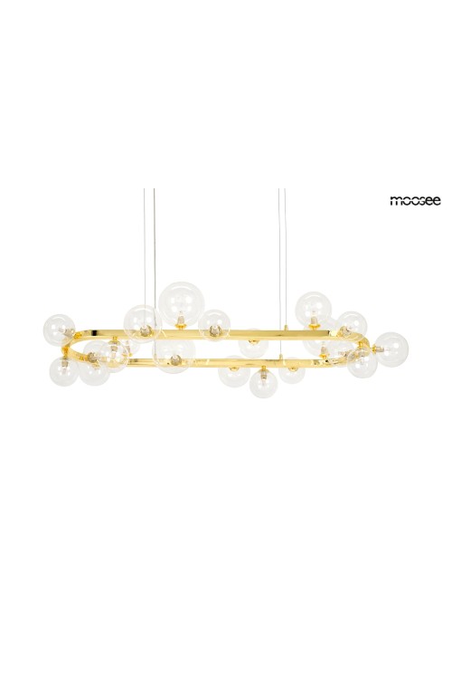 MOOSEE lampa wisząca ALURE OVAL 120       złota