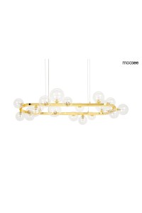 MOOSEE lampa wisząca ALURE OVAL 120       złota