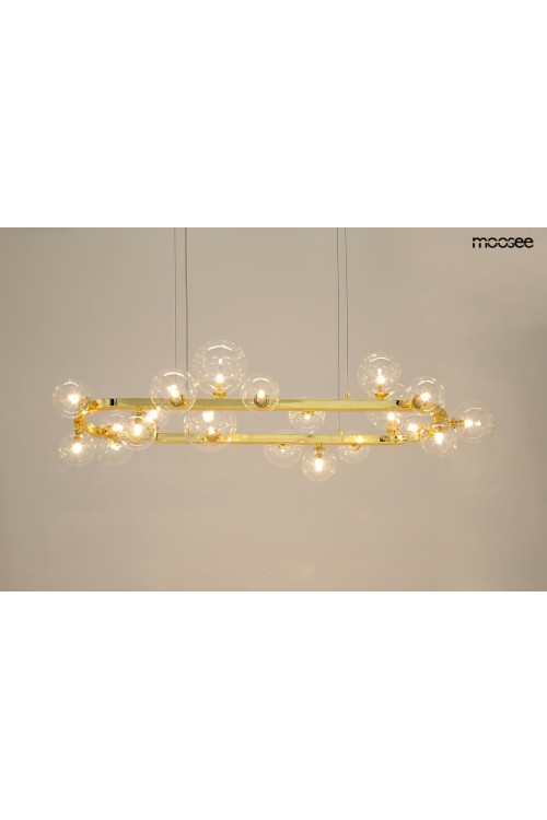 MOOSEE lampa wisząca ALURE OVAL 120       złota
