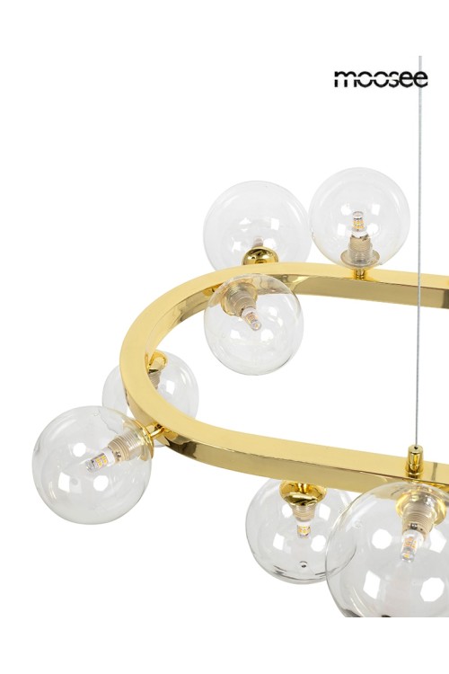 MOOSEE lampa wisząca ALURE OVAL 120       złota