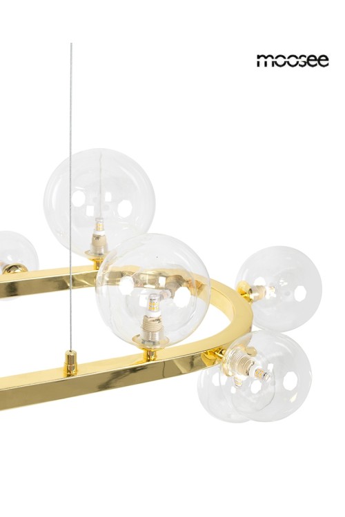 MOOSEE lampa wisząca ALURE OVAL 120       złota