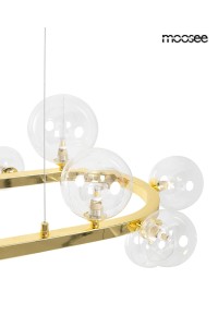 MOOSEE lampa wisząca ALURE OVAL 120       złota
