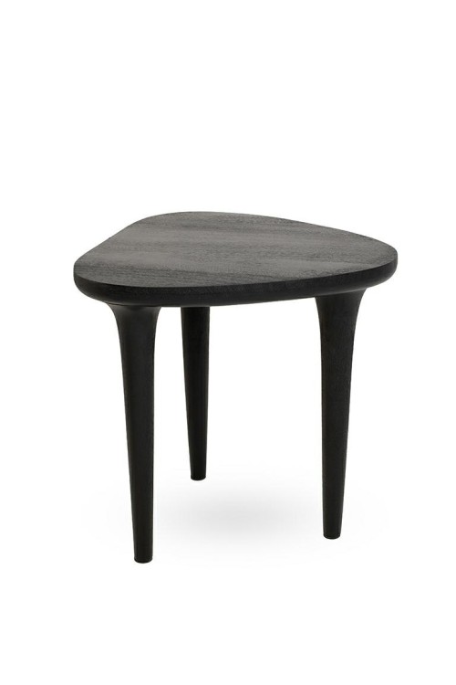 MaMaison stolik LAMINAR 49 czarny /       drewno