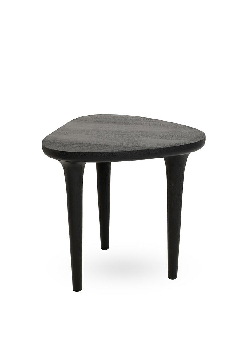 MaMaison stolik LAMINAR 49 czarny /       drewno