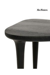 MaMaison stolik LAMINAR 49 czarny /       drewno