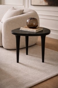 MaMaison stolik LAMINAR 49 czarny /       drewno