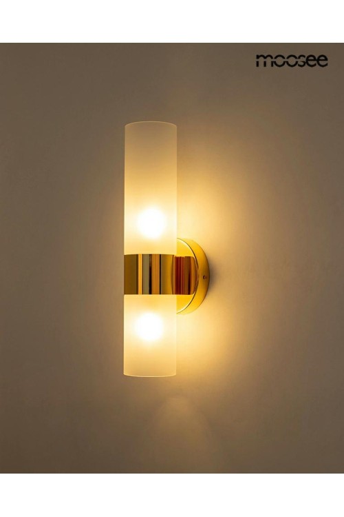 MOOSEE lampa ścienna TUBS złota