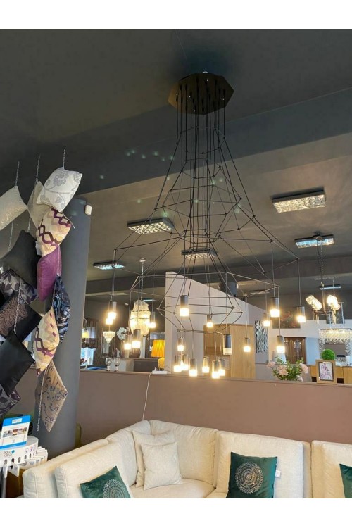 MOOSEE lampa wisząca FLUSSO 20 czarna