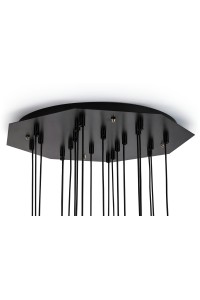MOOSEE lampa wisząca FLUSSO 20 czarna