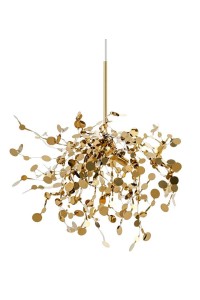 MOOSEE lampa wisząca MONETE SINGLE złota