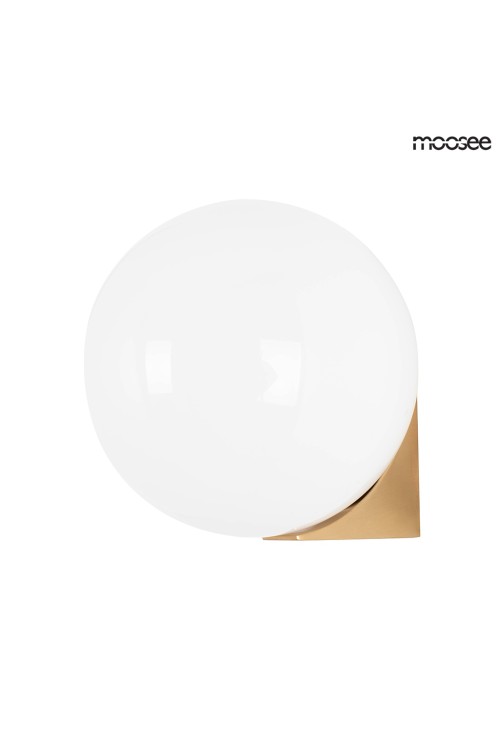 MOOSEE lampa ścienna BOLL złota
