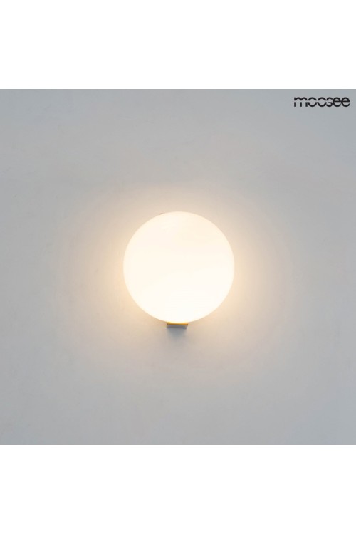 MOOSEE lampa ścienna BOLL złota