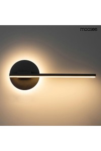 MOOSEE lampa ścienna HORIZON czarna