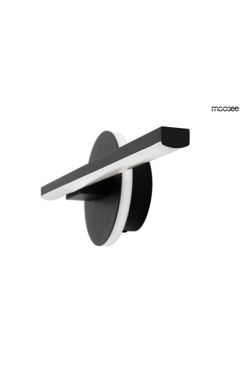 MOOSEE lampa ścienna HORIZON czarna