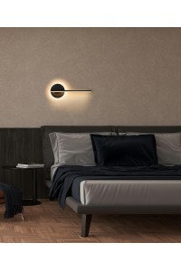 MOOSEE lampa ścienna HORIZON czarna