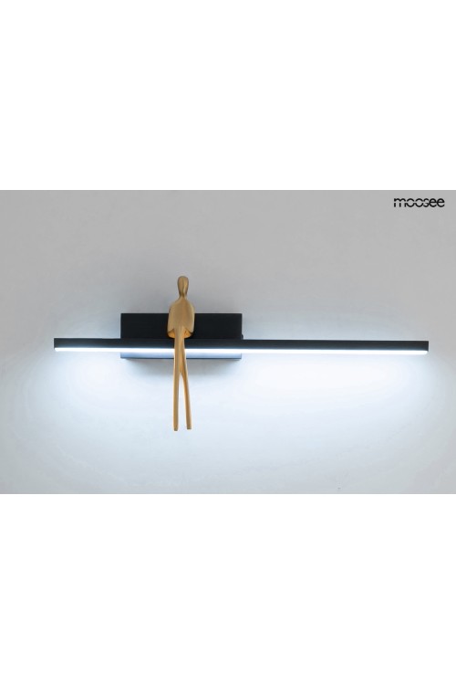 MOOSEE lampa ścienna BOY czarna