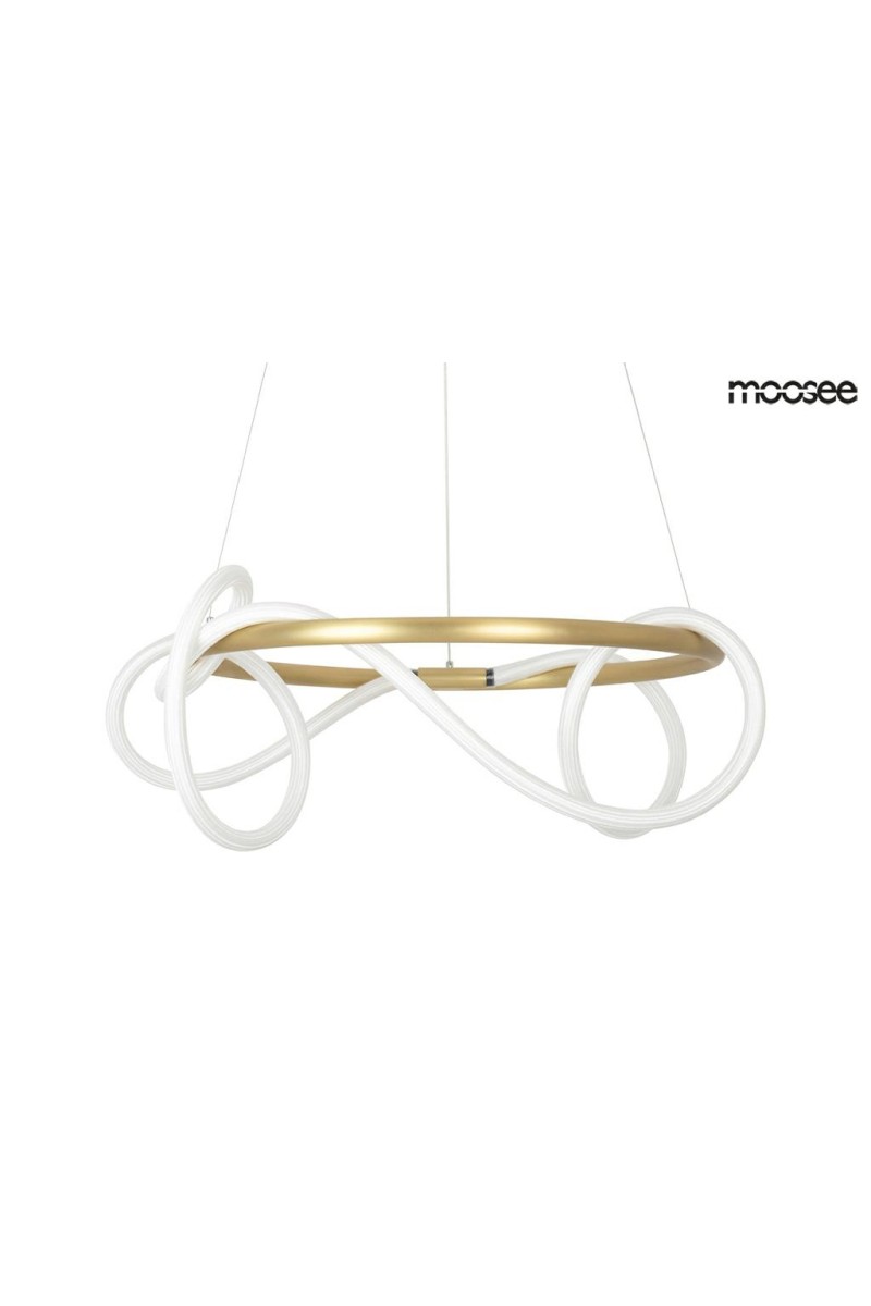 MOOSEE lampa wisząca SERPIENTE 60 złota