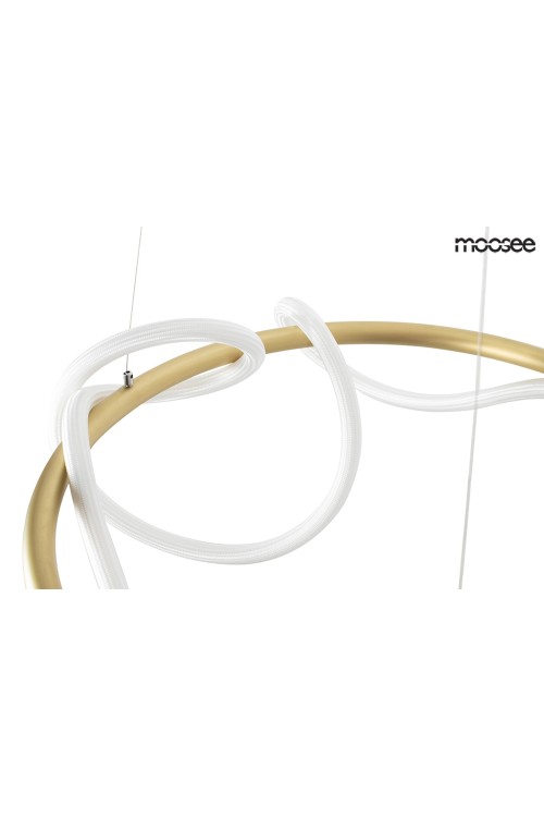 MOOSEE lampa wisząca SERPIENTE 60 złota