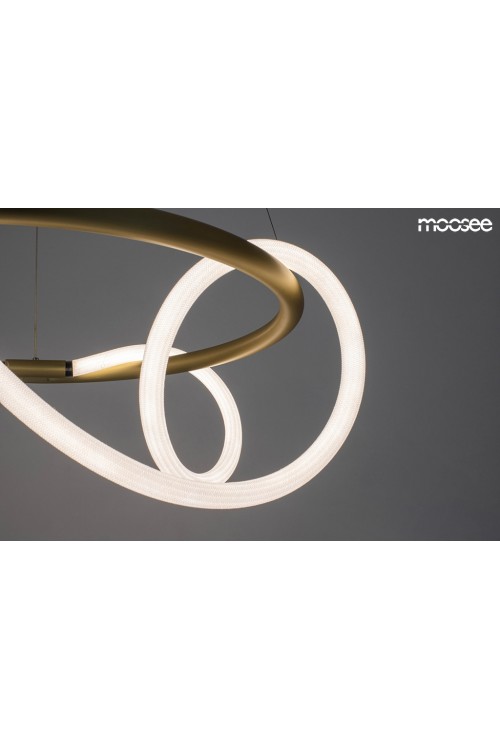 MOOSEE lampa wisząca SERPIENTE 60 złota