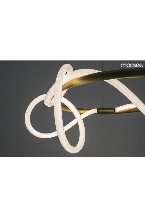 MOOSEE lampa wisząca SERPIENTE 60 złota