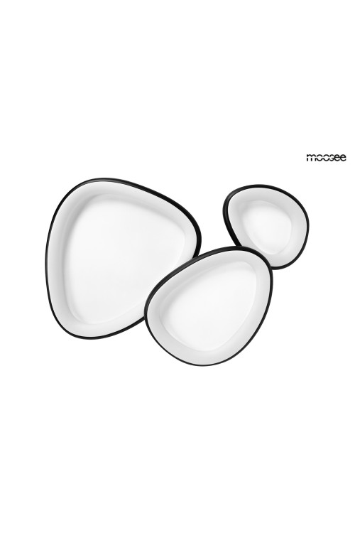 MOOSEE lampa sufitowa / plafon AREA 3     czarna