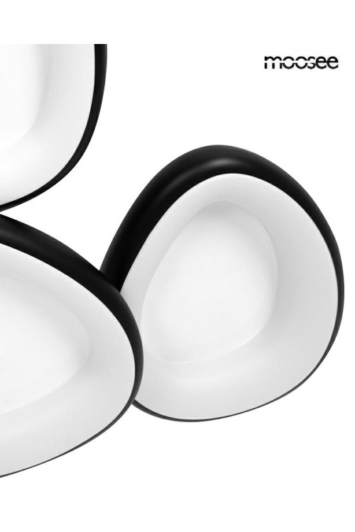 MOOSEE lampa sufitowa / plafon AREA 3     czarna