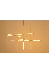 MOOSEE lampa wisząca MIKADO S złota
