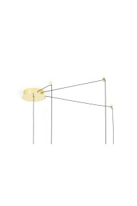 MOOSEE lampa wisząca MIKADO S złota