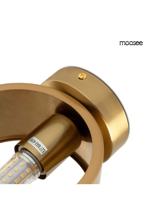 MOOSEE lampa ścienna ARRO złota