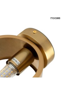 MOOSEE lampa ścienna ARRO złota