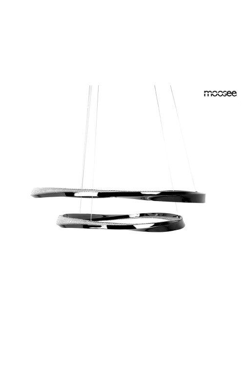 MOOSEE lampa wisząca ANILLO 2 czarny      chrom