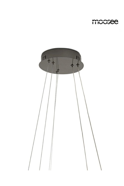 MOOSEE lampa wisząca ANILLO 2 czarny      chrom