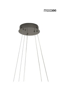 MOOSEE lampa wisząca ANILLO 2 czarny      chrom