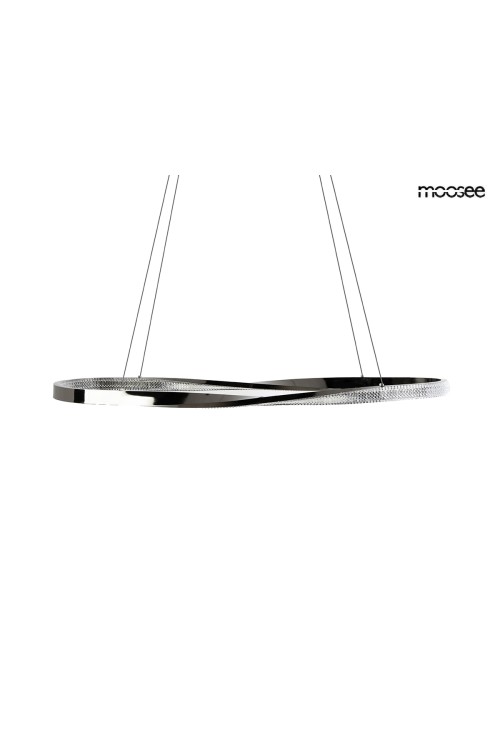 MOOSEE lampa wisząca ANILLO 120 czarny    chrom