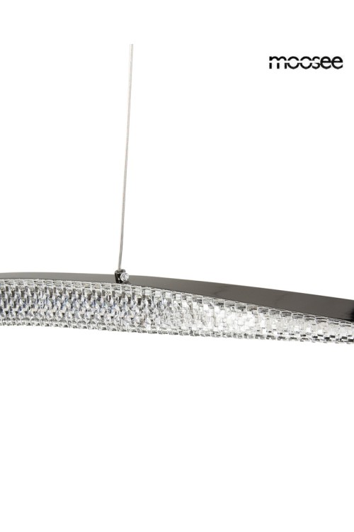 MOOSEE lampa wisząca ANILLO 120 czarny    chrom
