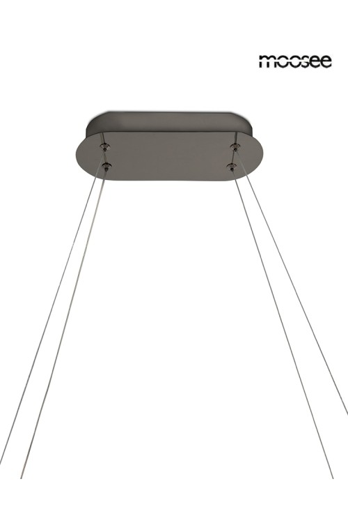 MOOSEE lampa wisząca ANILLO 120 czarny    chrom