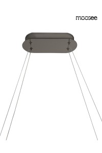 MOOSEE lampa wisząca ANILLO 120 czarny    chrom