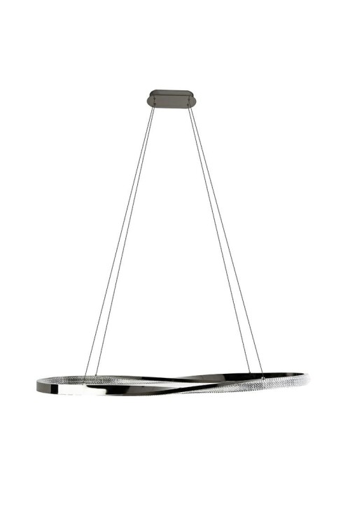 MOOSEE lampa wisząca ANILLO 120 czarny    chrom