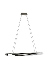 MOOSEE lampa wisząca ANILLO 120 czarny    chrom