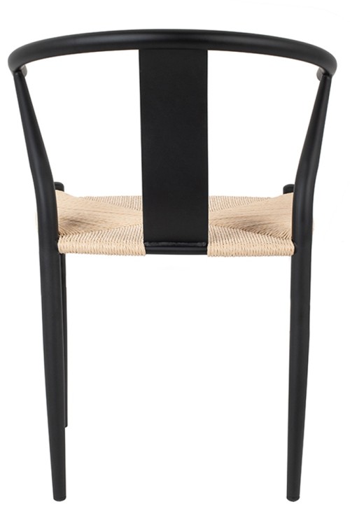 Krzesło WISHBONE METAL naturalne