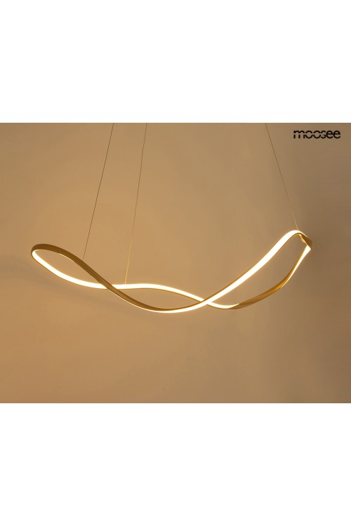 MOOSEE lampa wisząca WAVES 80 złota
