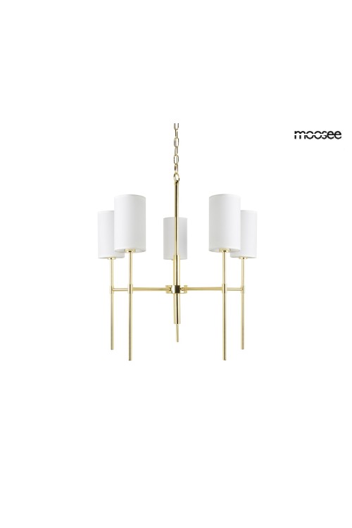 MOOSEE lampa wisząca IMPERIO 5 złota