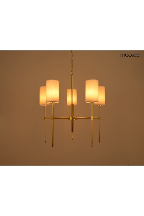 MOOSEE lampa wisząca IMPERIO 5 złota