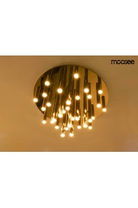 MOOSEE lampa sufitowa / plafon ORGANO 60  złota