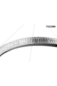 MOOSEE lampa wisząca ANILLO 80 czarny     chrom